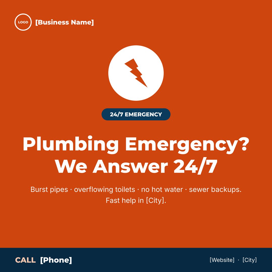 Plumber Social Media Kit preview 2