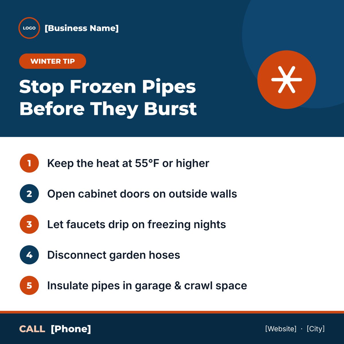 Free Plumber Social Media Sampler preview 1
